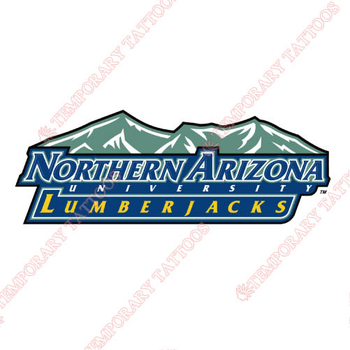 Northern Arizona Lumberjacks Customize Temporary Tattoos Stickers NO.5648